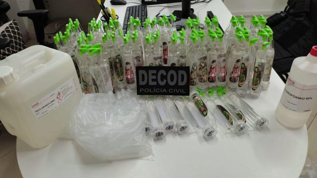 Apreensão de Lança-Perfume em Palhoça