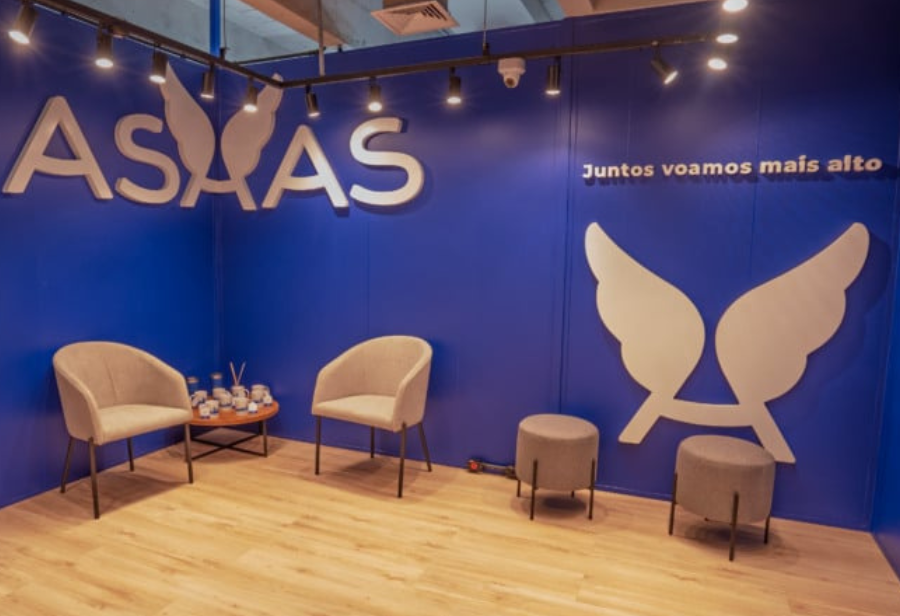 Logotipo da Asaas e da Vivo Ventures