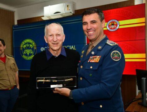 Reunião de ex-comandantes do Corpo de Bombeiros Militar de Santa Catarina