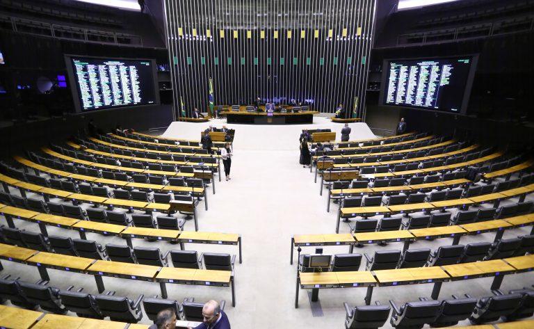 Plenário da Câmara dos Deputados durante votação