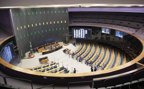 Sessão de votação na Câmara dos Deputados