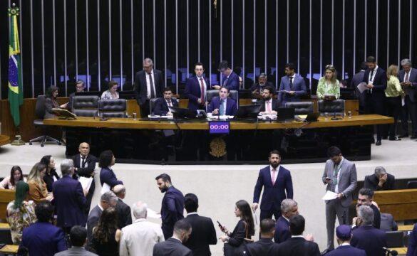 Projeto de lei sendo votado na Câmara dos Deputados