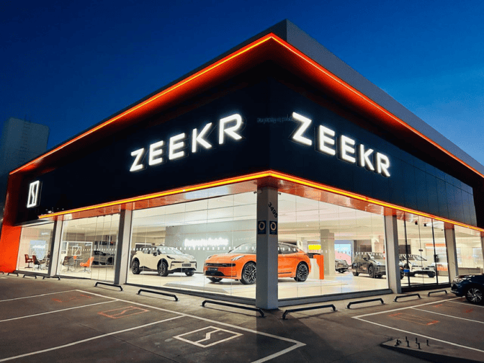 Modelos de veículos elétricos premium da Zeekr