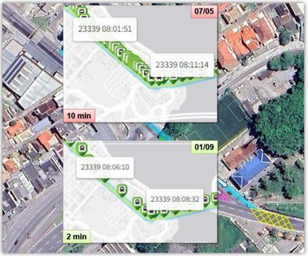 Corredor exclusivo para ônibus na Ponte Hercílio Luz