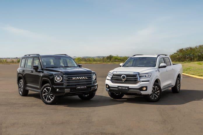 Novos modelos da Dimas GWM: SUV Haval H9 e picape Poer P30