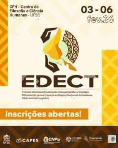 Inscrições Abertas Encontro Internacional Educação Científica e Tecnológica