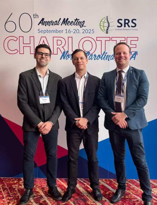 Especialistas da Clínica da Coluna no congresso da SRS