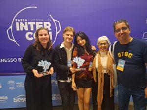 Estudantes premiados na Categoria de Jornalismo