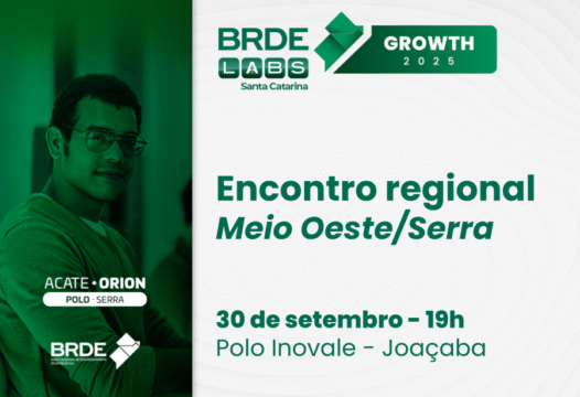 Evento gratuito para startups em Joaçaba