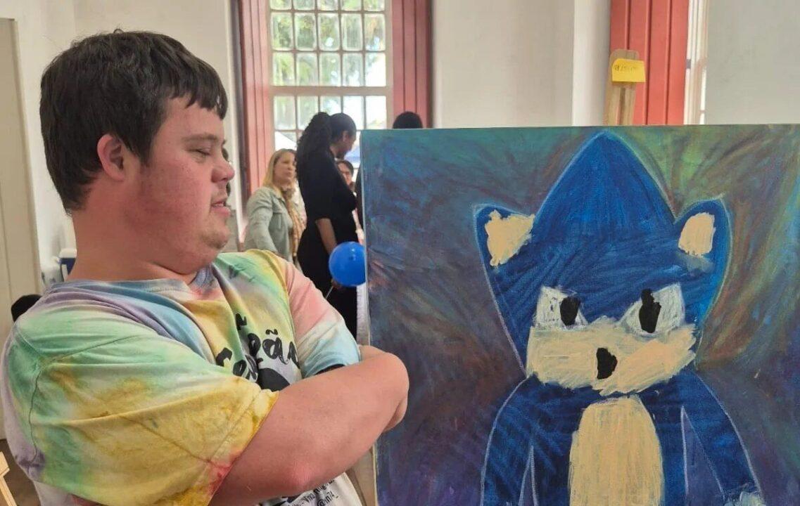 Arte inclusiva na Casa da Cultura de São José