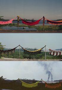 Obras de arte na exposição