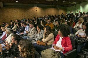 Foto do Auditório do EFI da UFSC durante o Fórum das Licenciaturas