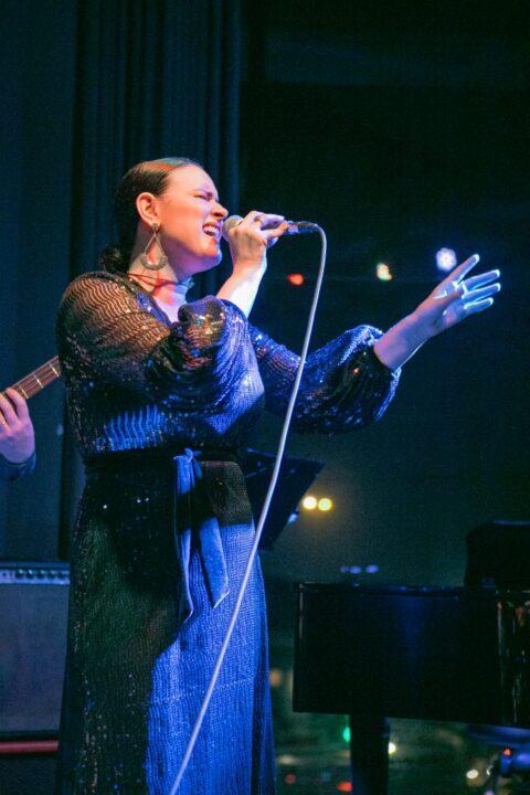 Banda de jazz ao vivo em apresentação