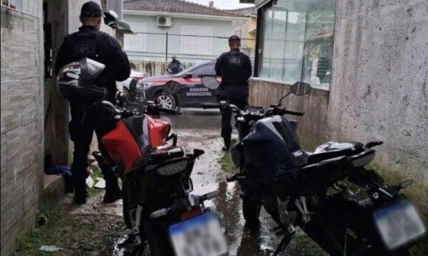 Guarda Municipal de São José - motocicletas furtadas