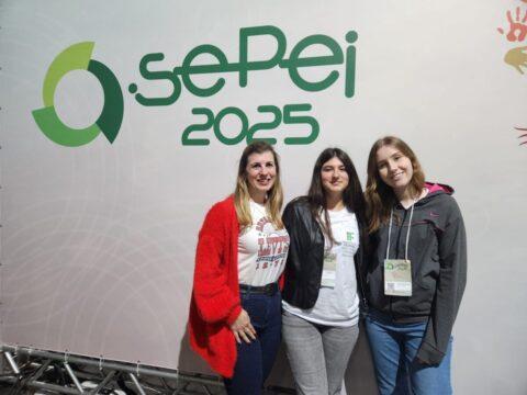 Intercambista italiana em intercâmbio no Câmpus Xanxerê