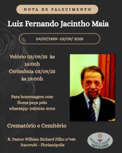 Luiz Fernando Jacintho Maia - professor de Informática