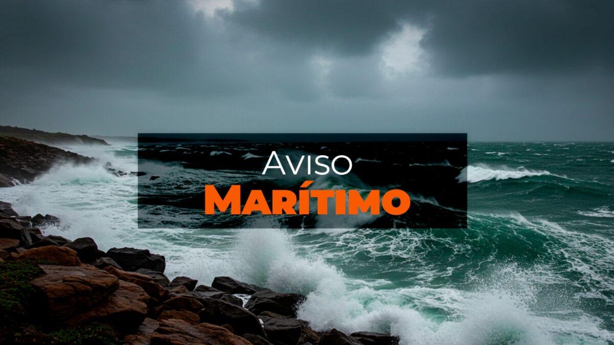 Ondas enormes no mar de Santa Catarina