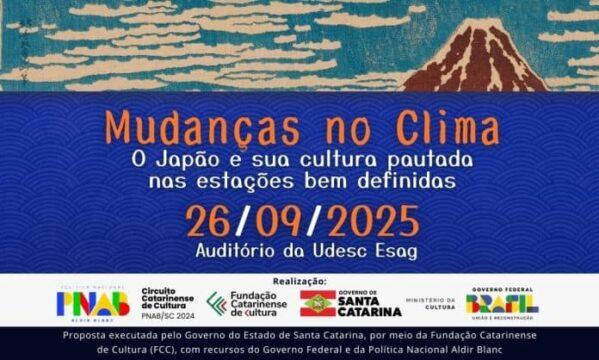 Evento na Udesc Esag - Mudanças Climáticas e Cultura Japonesa