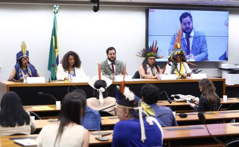 Pajé em cerimônia indígena