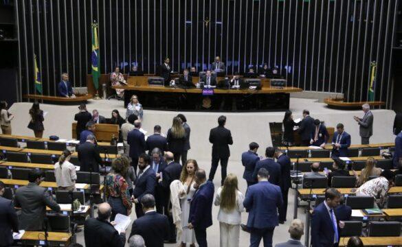 Plenário da Câmara dos Deputados durante votação