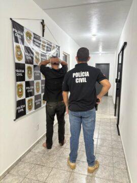 Prisão de foragido pela Polícia Civil de Santa Catarina em operação em Otacílio Costa