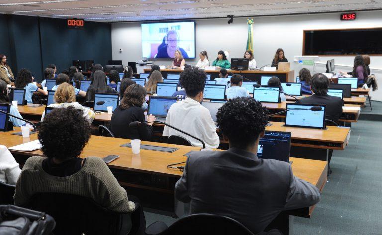 Imagem representativa de proteção e segurança para mulheres na internet