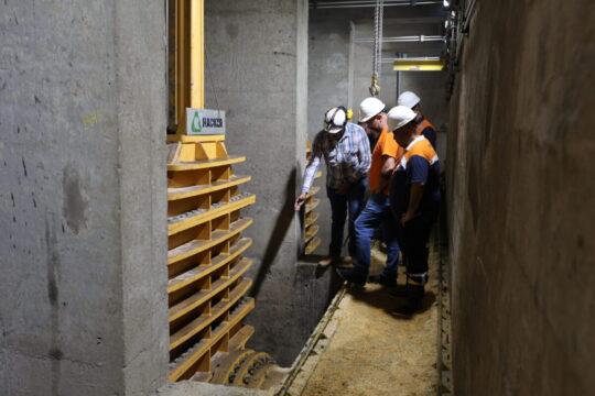 Teste da última comporta na Barragem Sul de Ituporanga