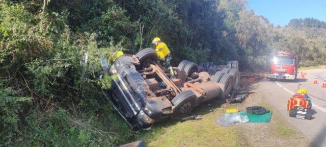Resgate Veicular - Acidente com Carreta na BR-282