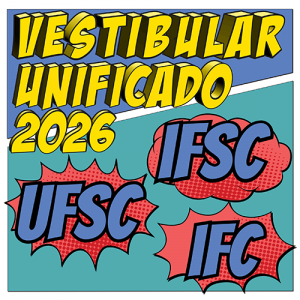 Imagem do lançamento do Vestibular Unificado UFSC 2026