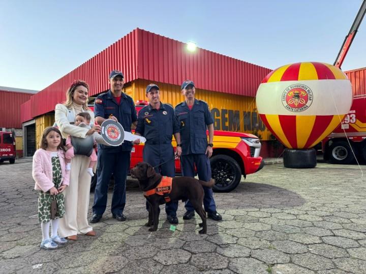 Viatura para serviço de cinotecnia - Corpo de Bombeiros Militar de Santa Catarina