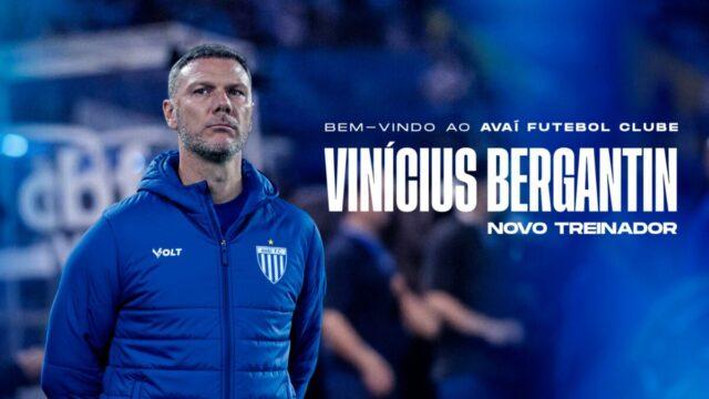 Vinícius Bergantin, técnico do Avaí Futebol Clube