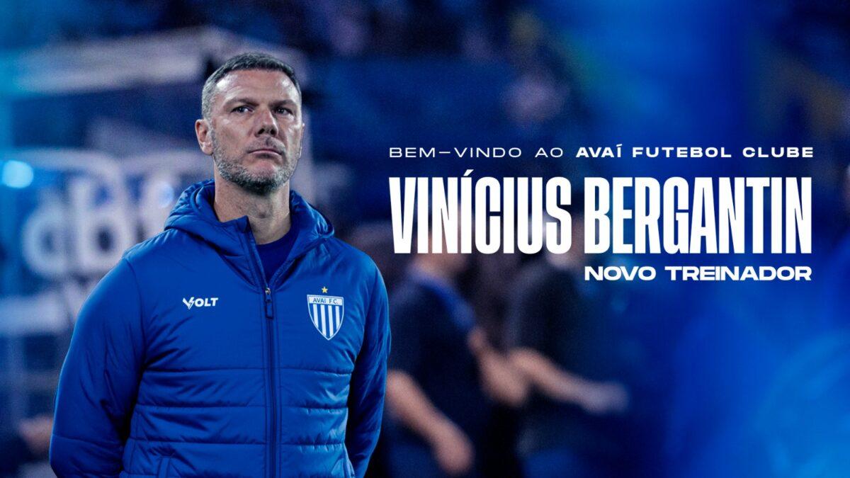 Vinícius Bergantin, técnico do Avaí Futebol Clube