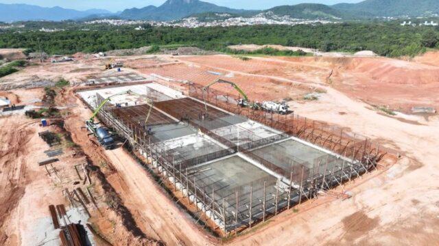 Obras de interligação entre lagoa de estabilização e ETE Potecas