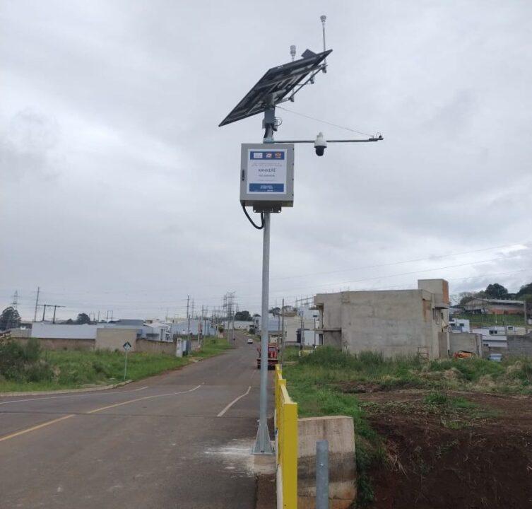 Estação hidrometeorológica instalada em Xanxerê