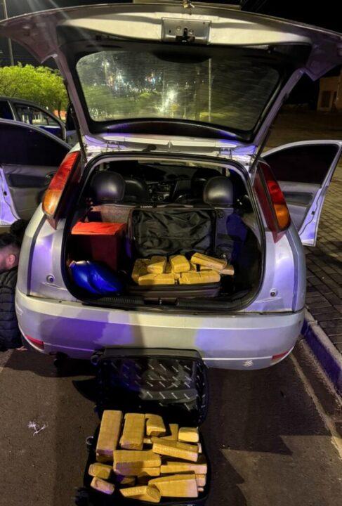 Apreensão de drogas durante operação policial