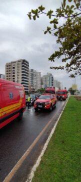 Equipes do 1º BBM do CBMSC atendem múltiplos acidentes de trânsito em Florianópolis