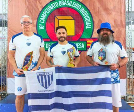 Equipe do Avaí Futmesa no torneio em Porto Alegre