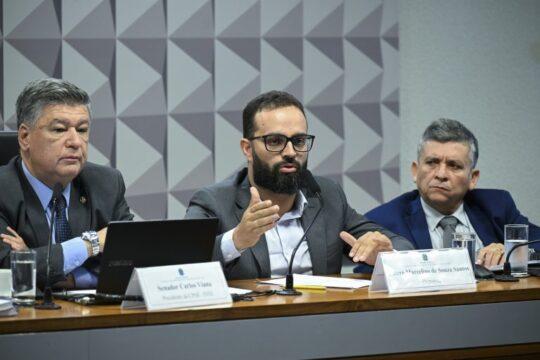 Empresário Cícero Santos depõe na CPMI do INSS