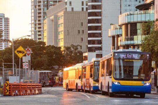 Ilustração de transporte público gratuito