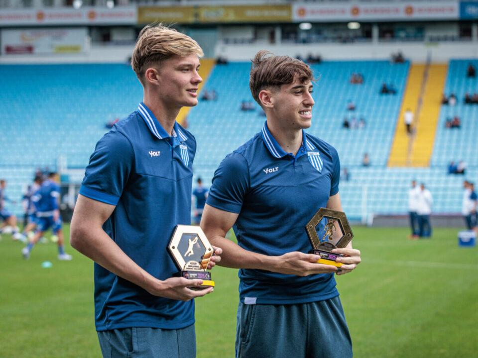 Entrega de troféus aos melhores do campeonato Sub-17