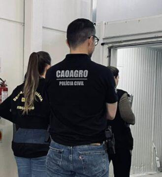 Fiscalização conjunta Polícia Civil Santa Catarina