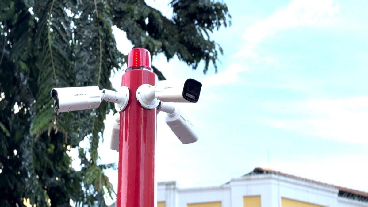 Câmeras inteligentes no Centro de Florianópolis