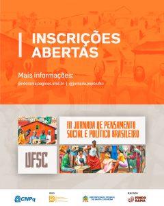 Evento de Pensamento Social e Político Brasileiro da UFSC