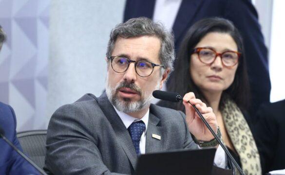 Ministro Vinicius Marques de Carvalho em depoimento na CPMI do INSS