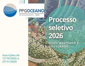 Mestrado e Doutorado em Oceanografia na UFSC