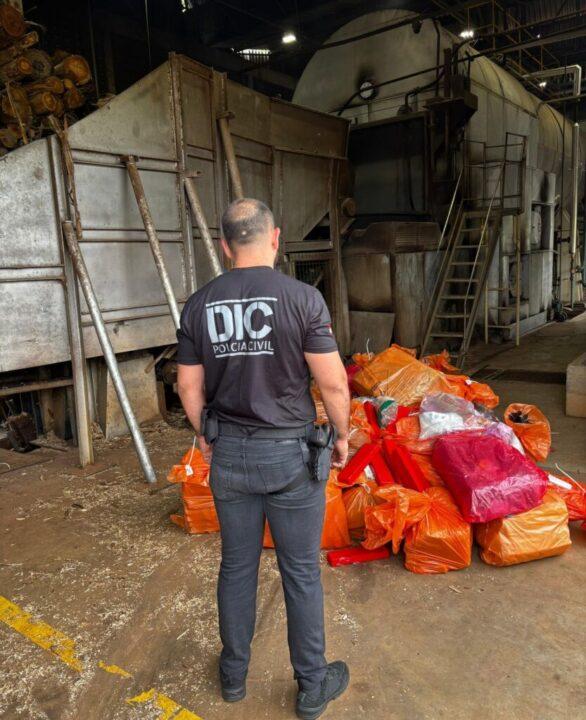 Incineração de drogas ilícitas em Chapecó