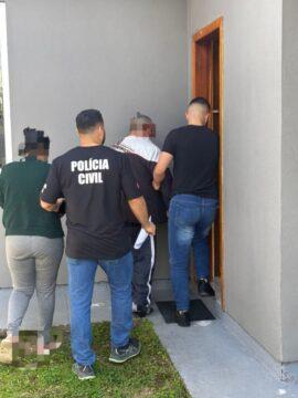 Prisão de foragidos da Justiça em Bom Retiro pela Polícia Civil de SC