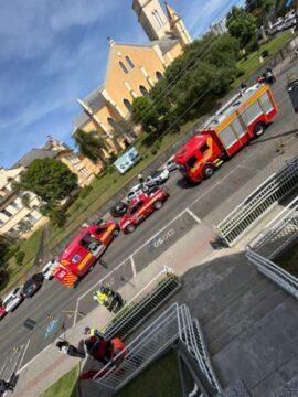 Exercício simulado de evacuação no Hospital São Camilo - São Braz em Porto União
