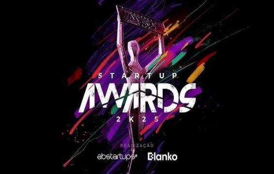 Logo do Startup Awards 2025 com destaque para a ACATE
