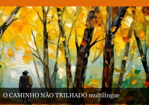 Capa do volume com traduções inéditas de Robert Frost